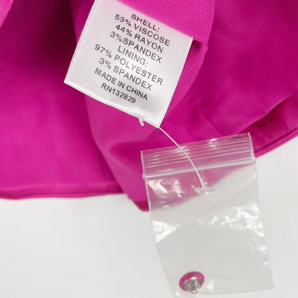 Camila Coelho Polly Top Very Berry Fuchsia Pink Cami Button Front Sz S - Picture 8 of 10